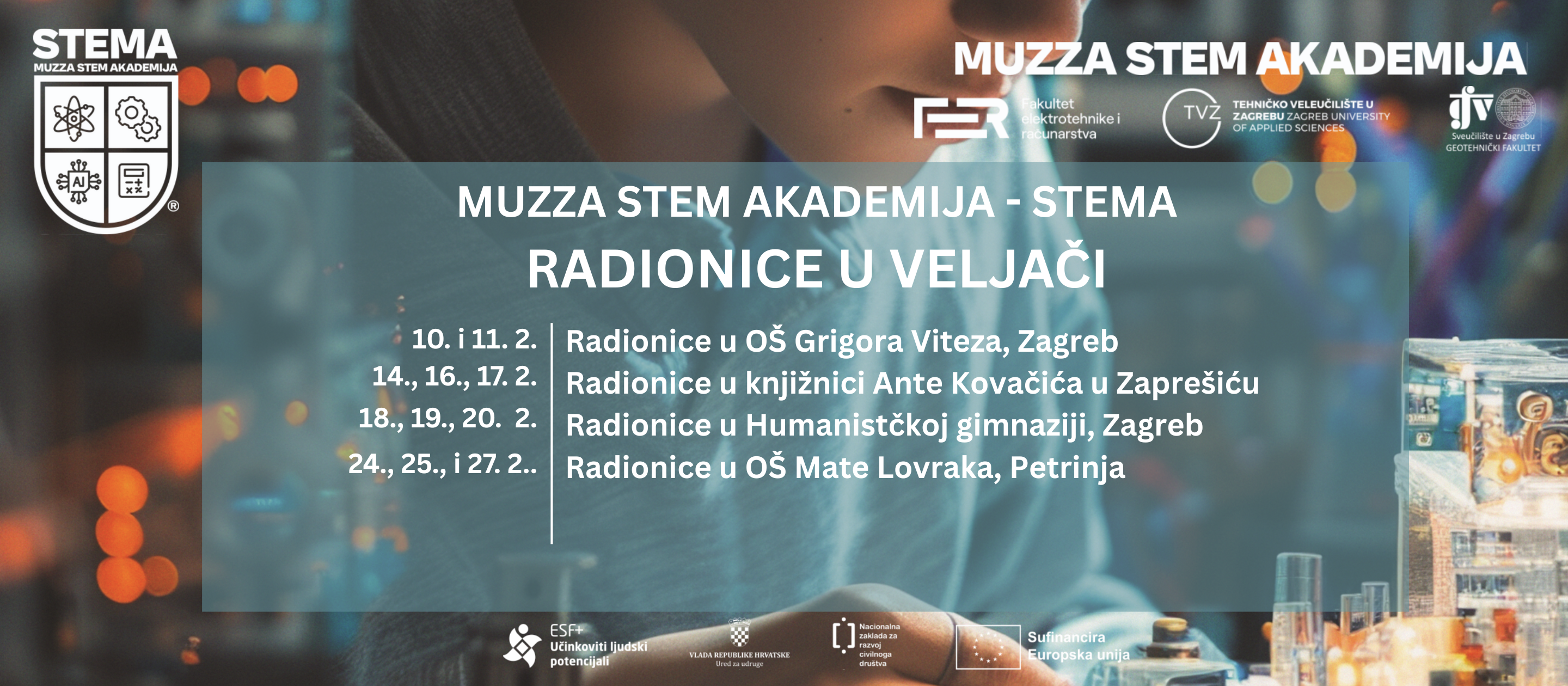 <Učimo, istražujemo, stvaramo: MUZZA STEM radionice u veljači