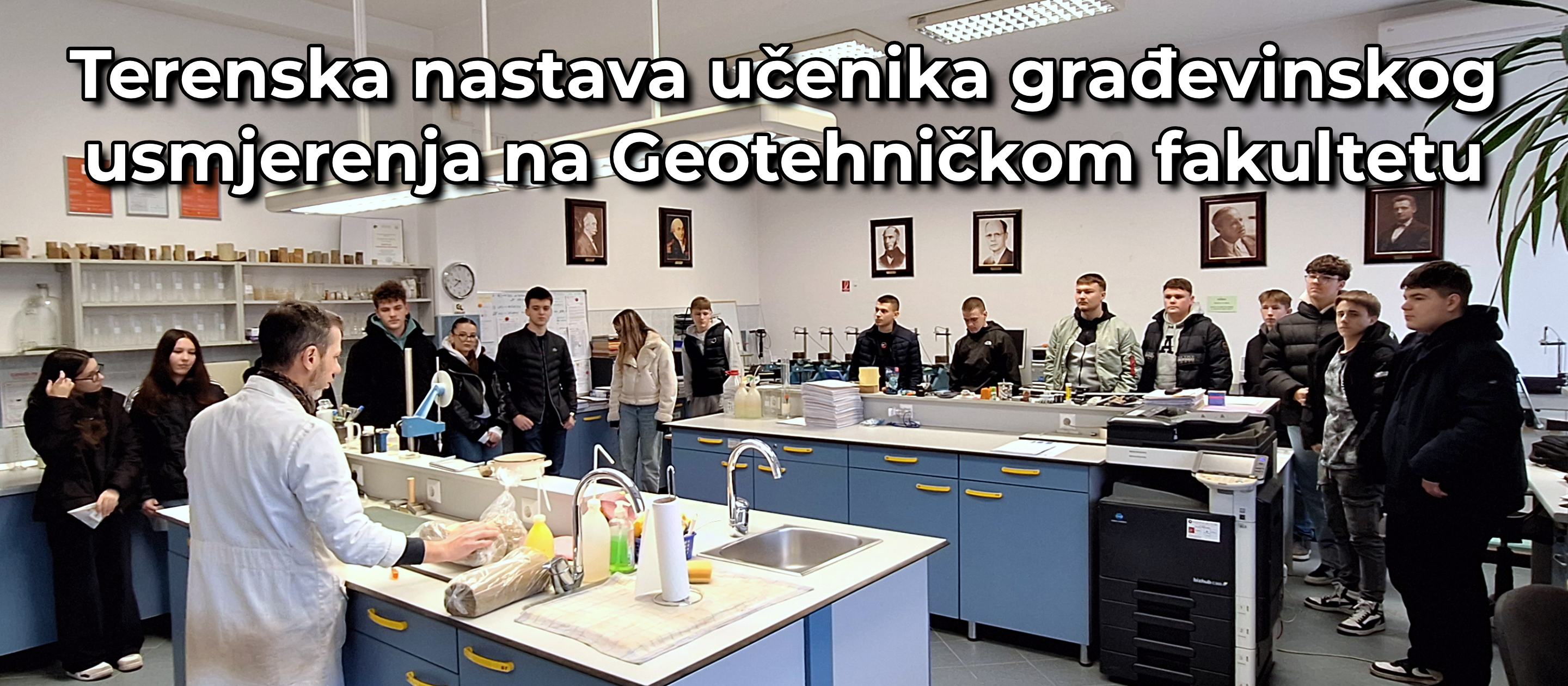 Terenska nastava učenika građevinskog usmjerenja na Geotehničkom fakultetu