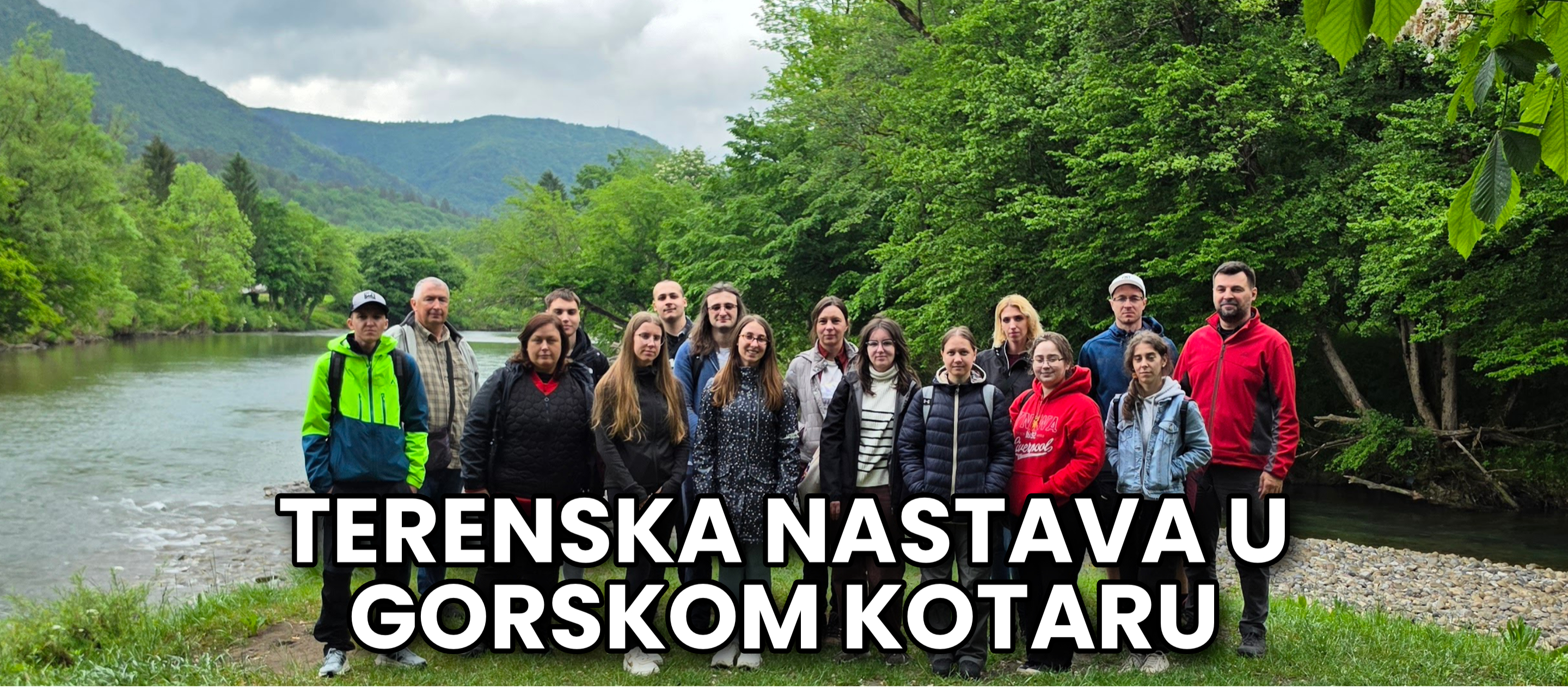 Studenti Geotehničkog fakulteta na terenskoj nastavi u Gorskom kotaru
