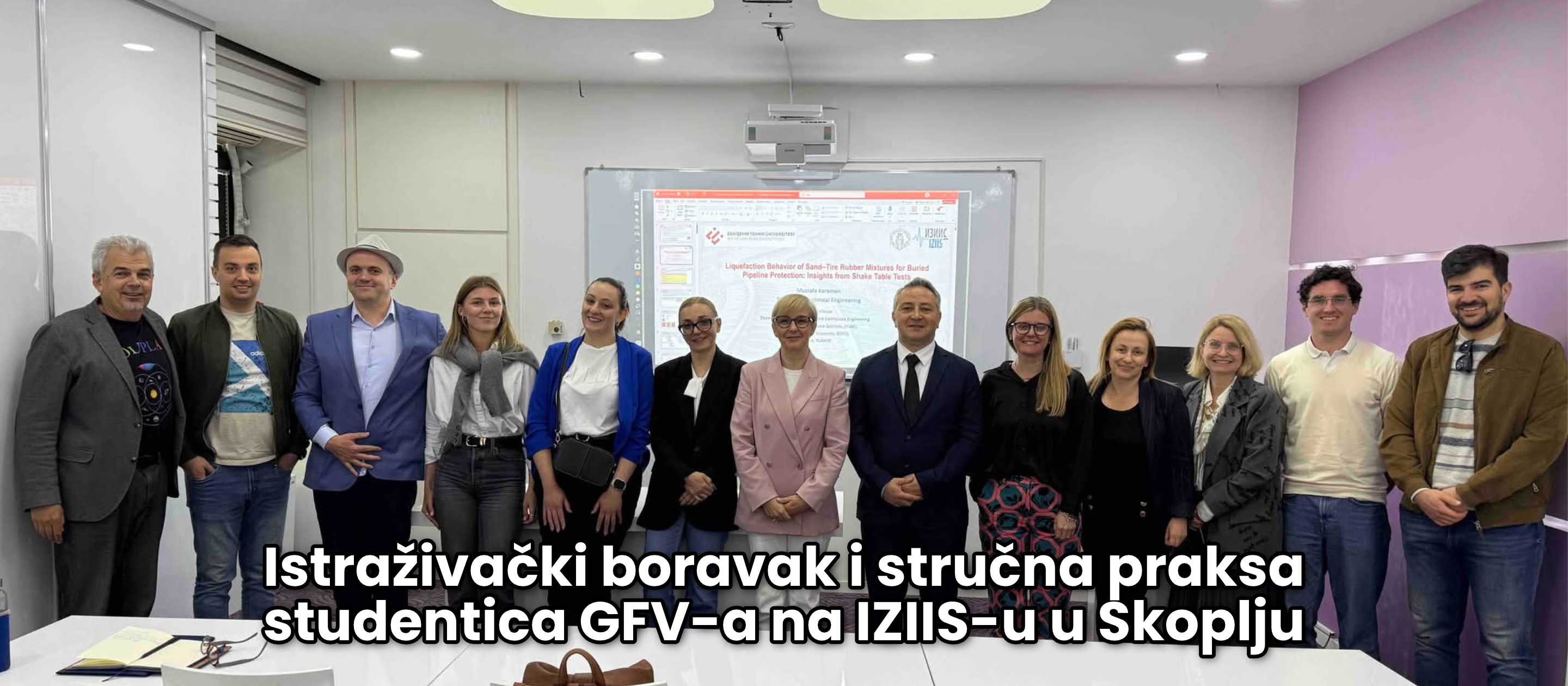 Istraživački boravak i stručna praksa studentica GFV-a na IZIIS-u u Skoplju, Sjeverna Makedonija