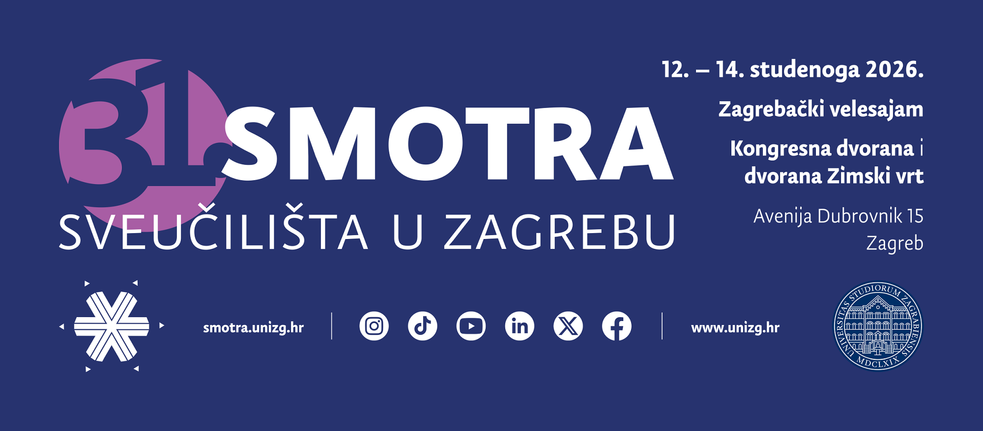 POZIV NA 31. SMOTRU SVEUČILIŠTA U ZAGREBU