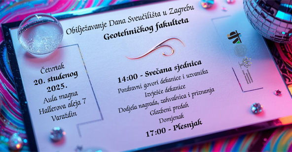 Obilježavanje Dana Geotehničkog fakulteta Sveučilišta u Zagrebu