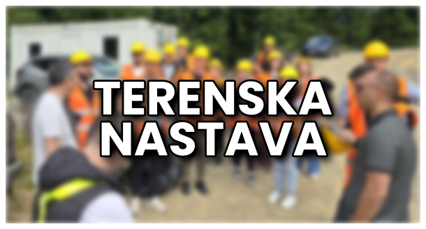 Terenska nastava studenata Geotehničkog fakulteta u Slavoniji